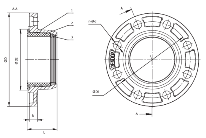 Дендор FA-Q13 Ду225 Адаптеры интерфейсов #2