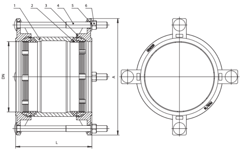 Дендор RC-R13 Ду280 Аксессуары для труб и металлорукавов #2